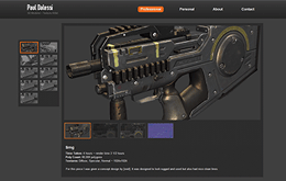 Paul Dalessi Portfolio Screenshot